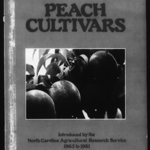 Peach Cultivars Introduced by the North Carolina Agricultural Service, 1965-1981 (Bulletin 464)