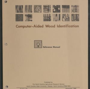 Computer-Aided Wood Identification, Reference Manual (Bulletin 474), Sept. 1986