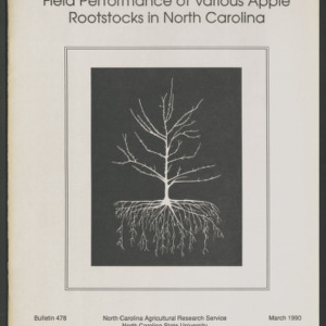 Field Performance of Various Apple Rootstocks in North Carolina (Bulletin 478), Mar. 1990