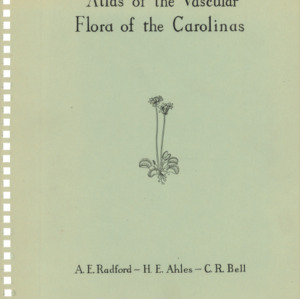 Atlas of the Vascular Flora of the Carolinas (Technical Bulletin 165), Mar. 1965