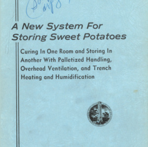 A New System for Storing Sweet Potatoes (Technical Bulletin 187), Jun. 1968