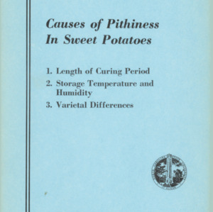 Causes of Pithiness in Sweet Potatoes (Technical Bulletin 207), Mar. 1972