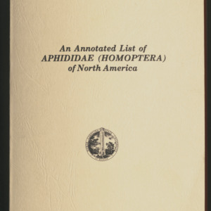 An Annotated List of Aphididae (Homoptera) of North America (Technical Bulletin 255), Jul. 1978