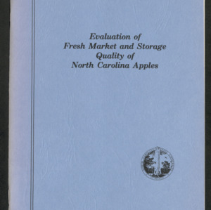 Evaluation of Fresh Market and Storage Quality of North Carolina Apples (Technical Bulletin 262), Jun. 1980