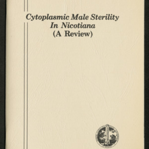 Cytoplasmic Male Sterility in Nicotiana (A Review) (Technical Bulletin 263), Jan. 1980