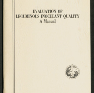 Evaluation of Leguminous Inoculant Quality, a Manual (Technical Bulletin 266), Jun. 1980
