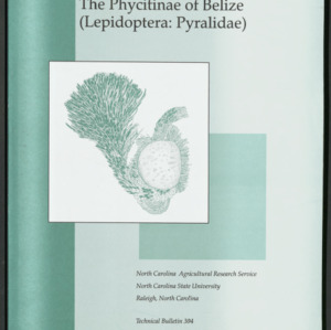 The Phycitinae of Belize (Lepidoptera : Pyralidae), 1993 October (Technical Bulletin 304)