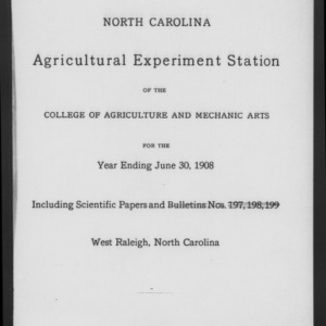 Thirty-First Agricultural Experiment Station Annual Report Annual Report
