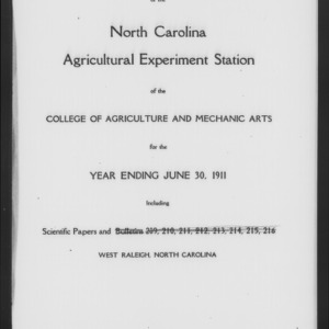 Thirty-Fourth Agricultural Experiment Station Annual Report Annual Report