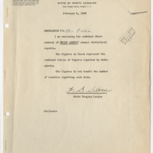 North Carolina Agricultural Extension Service Narrative Report for 1947