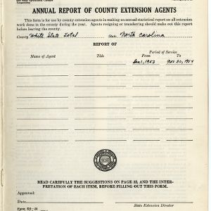 Combined Annual Report of County Extension Workers 1954 - White State Total