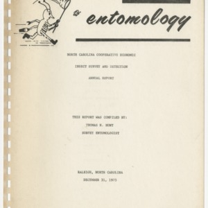 North Carolina Cooperative Economic Insect Survey and Detection Annual Report North Carolina Cooperative Economic Insect Survey and Detection Annual Report