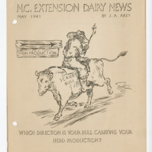 N.C. Dairy Extension News - May 1941