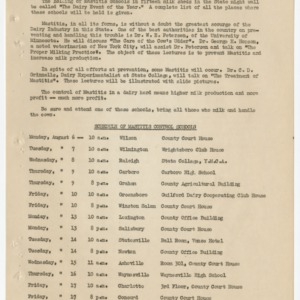 N.C. Extension Dairy News - July 1945