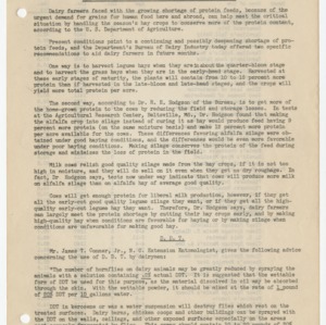 N.C. Extension Dairy News - April 1946