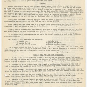 N.C. Extension Dairy News - July 1947