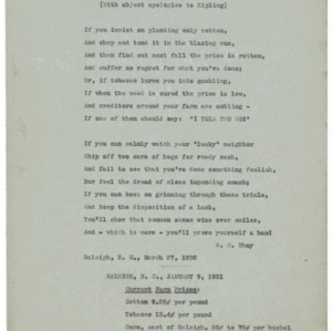Annual Report of the Office of Swine Extension N.C. State College of Agriculture and Engineering for Fiscal Year Ending November 30, 1930