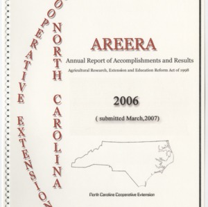 North Carolina Cooperative Extension - 2006 - Annual Report of Accomplishments and Results