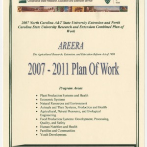 AREERA 2007-2011 Plan of Work