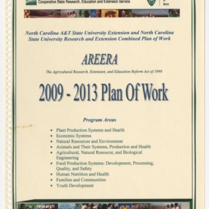 AREERA 2009-2013 Plan of Work