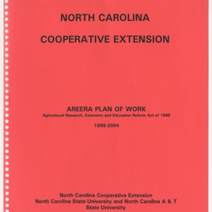 AREERA 1999-2004 Plan of Work