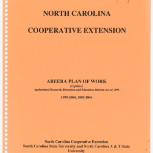 AREERA 1999-2004, 2005-2006 Plan of Work