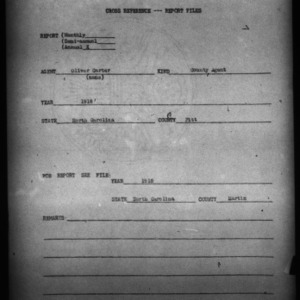 Report of Work of the County Agent, Pitt County, NC