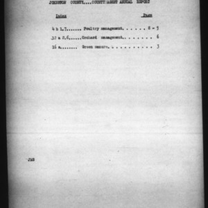 County Extension Agent Annual Narrative Report, Johnston County, NC, 1924
