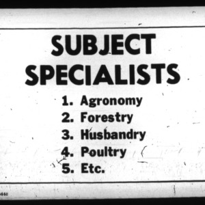Subject Specialists Report- Farm Engineering Division Annual Report, 1925