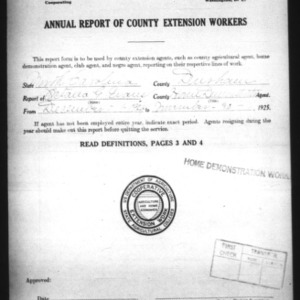 Annual Report of County Extension Workers, Durham County, NC