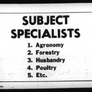 Subject Specialists Report- Farm Forestry Extension Work Annual Report, 1926