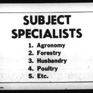 Subject Specialists Report- Division of Publications Annual Report, 1926