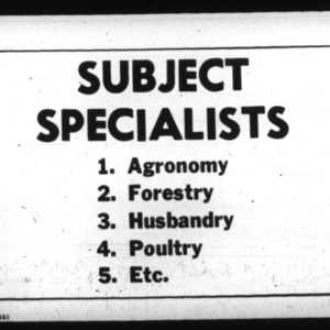 Subject Specialists Report- Division of Agricultural Engineering Annual Report, 1926