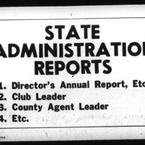 State Administration Reports- Twelfth Annual Report of the North Carolina Agricultural Extension Service, 1926