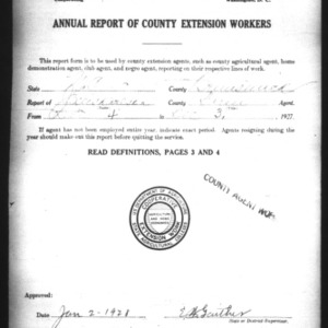 Annual Report of County Extension Workers, Brunswick County, NC