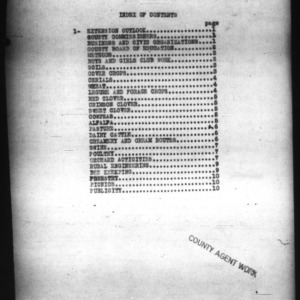 County Extension Agent Annual Narrative Report, Wilkes County, NC, 1927