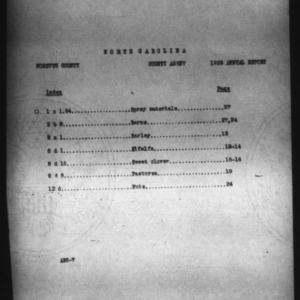 County Farm Extension Agent Annual Narrative Report, Forsyth County, NC, 1928