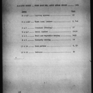 County Home Demonstration Agent Annual Narrative Report, African American, Alamance County, NC, 1931
