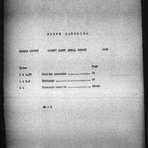 County Extension Agent Annual Narrative Report, Stanly County, NC, 1932