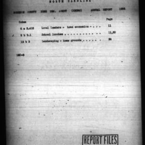 County Home Demonstration Agent Annual Narrative Report, African American, Robeson County, NC, 1936