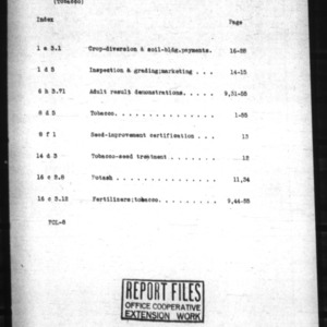 Annual Report of Extension Tobacco Specialist, 1938