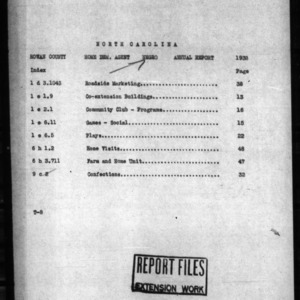 County Home Demonstration Agent Annual Narrative Report, African American, Rowan County, NC, 1938