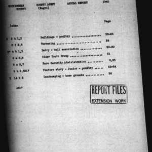 County Extension Agent Annual Narrative Report, African American, Rockingham County, NC, 1940