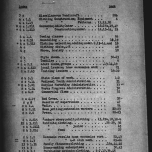 Annual Clothing Report, 1941