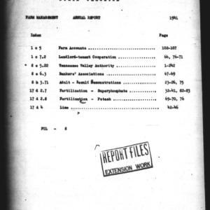 Annual Report of Farm Management and Test Demonstration Work in North Carolina, 1941