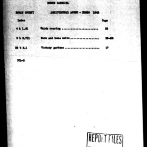 Annual Narrative Report of Agricultural Agent, Rowan County, NC
