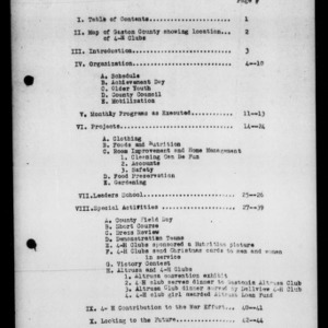 Annual Narrative Report of 4-H Clubs, Gaston County, NC, 1942-1943