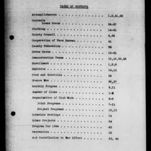 Annual Narrative Report of 4-H Club Work, Greene County, NC, 1943