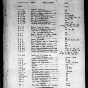 Annual Narrative Report for the Western District, 1944