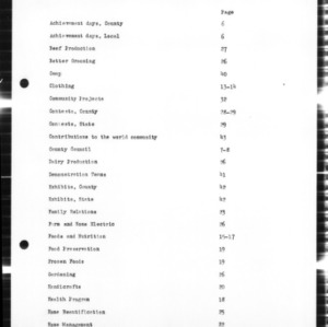 Annual Narrative Report of 4-H Club Work, Alamance County, NC, 1954